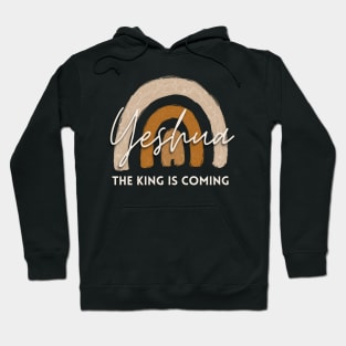 Yeshua the King is coming Christian Jesus Faith Bible Gift Verse Hoodie